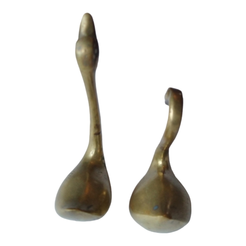 Pair of Brass Geese - Picture 5 of 12